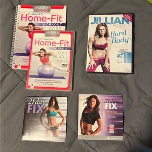 Fitness DVD and Book Set
